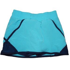 AVIA girls medium 7/8 sporty teal navy blue activewear athletic skort